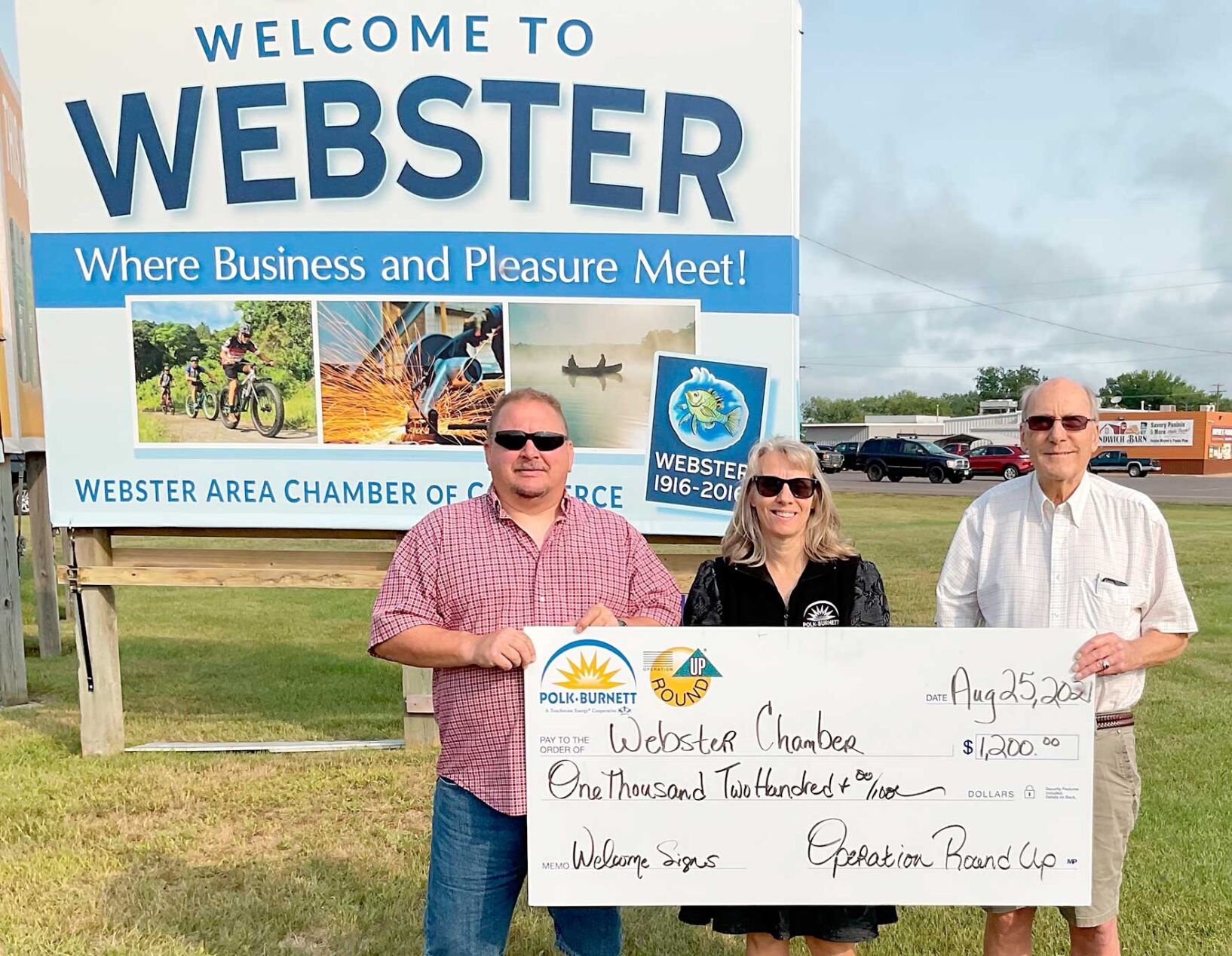 Webster’s new welcome